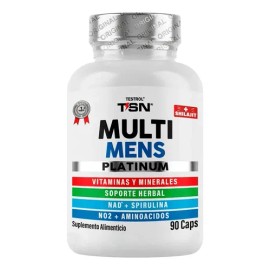 Multi Mens Platinum | Suplemento Con Zinc, Magnesio, Arginina Y Fenogreco | Fórmula Con Maca Y Citrulina Para Soporte Al Rendimiento Y Bienestar Gener