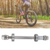 Vingvo Front Rear Wheel Hub Axle, Metal Bicycle Wheel Hub