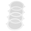50Pcs Shower Drain Hair Catcher Fiberglass Practical Convenient Dense Mesh