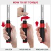 XUNTOP 22Pcs Torque Wrench Set 1/4 Inch Torque Wrench with