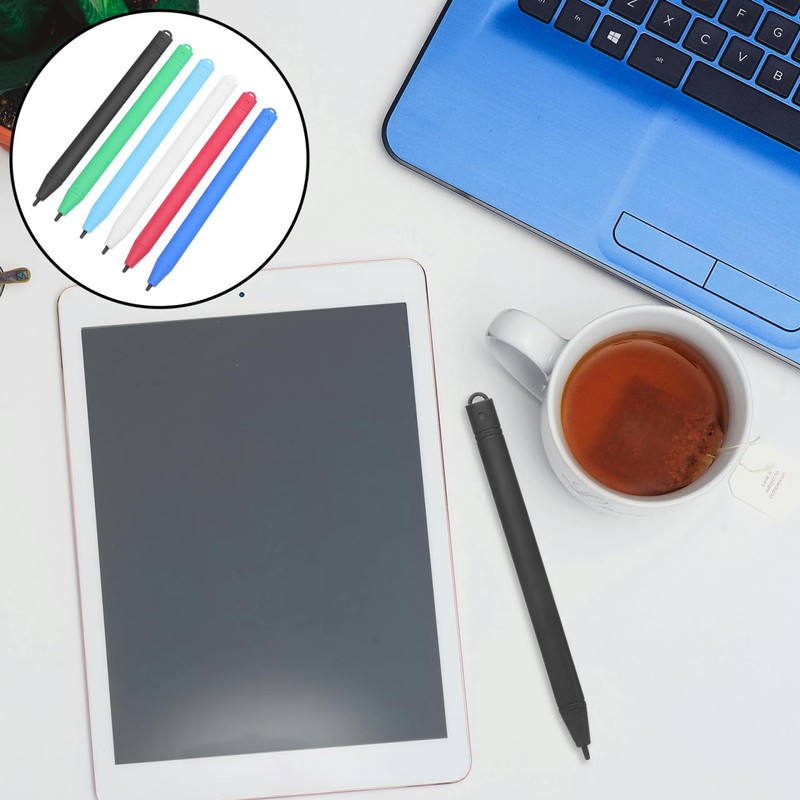 Hemobllo LCD Writing Tablet Pen - 6 Pcs Replacement Stylus