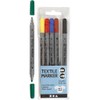 Creativ Company Fabric Markers, asstd Colors