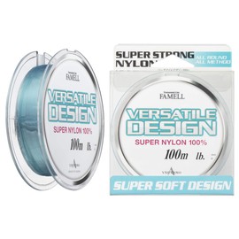 YAMATOYO Nylon Line, Versatile Design, 328.4 ft (100 m), No. 1.5, 6 lbs, Lake Blue