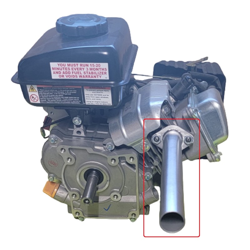 Mud motor Exhaust Header pipe for Predator 79cc from Harbor