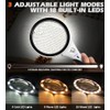 Rechargeable Magnifying Glass with Light, 10X 20X 45X Handheld Lighted