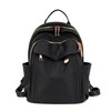 M-ioi-M Medium Nylon Backpacks for Women, Trendy Gold-Tone Hardware Everyday