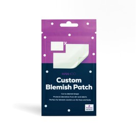 HANHOO Custom Face and Body Blemish Patch | Large Hydrocolloid Patches | for Pimple Clusters | Customizable Pimple Sheets | Cruelty-Free & Vegan | 6 Patch Sheet