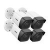ANNKE 4-Pack 5MP@20 fps Wired POE Security Cameras, Outdoor Bullet