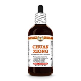 Chuan Xiong (Rhizoma Ligustici Chuanxiong) Dry Root Tincture, Made in Hawaii, All Natural, Vegan, Pure Liquid Extract - 4 fl.oz
