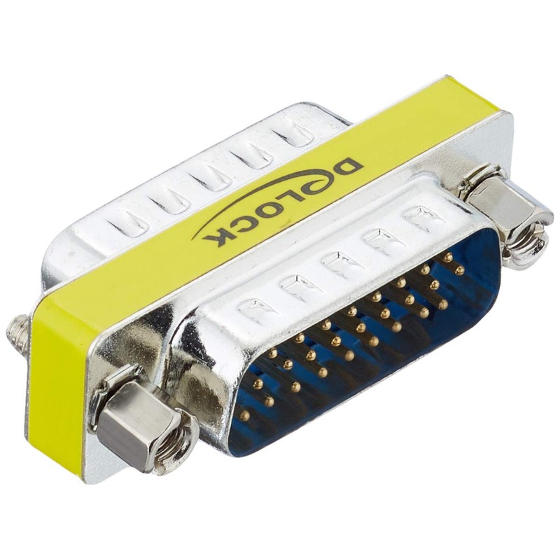 Delock HD/DB 26 Pin Gender Changer Male to Male