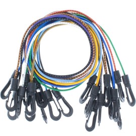 Paracord Planet Shock Cord Kits – DIY Bungee Cords & Tie-Downs – Choose from 5, 10, and 20 Feet Lengths – Rainbow of Colors Available