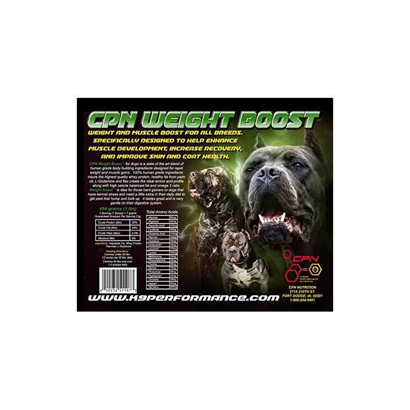 Canine Performance Nutrition (CPN) Weight Boost (2 lbs)
