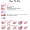 Aucenix Press On Nails Long - French Ballerina Gel Nail