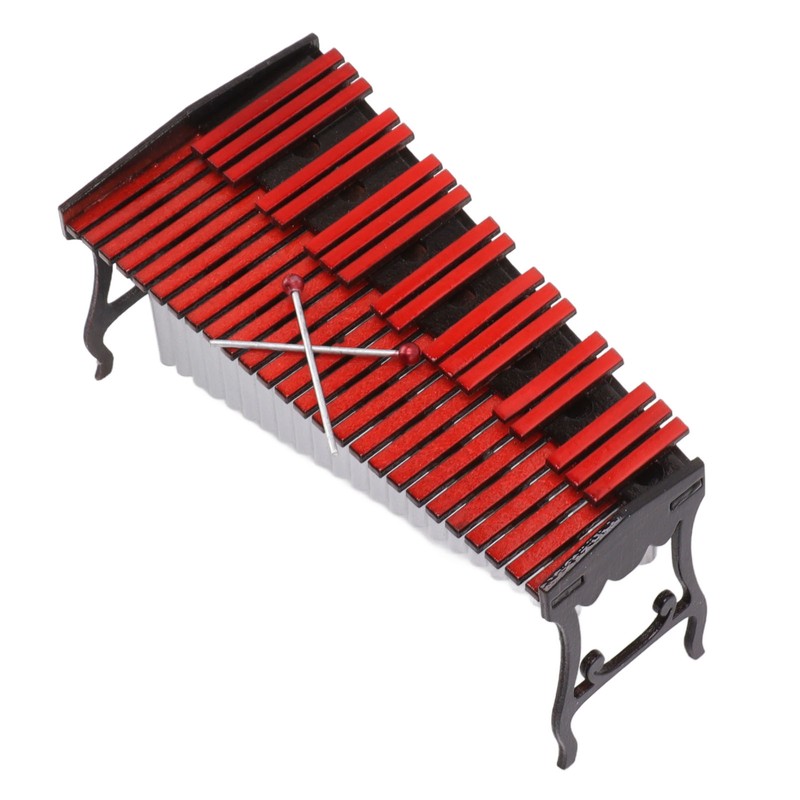 Dollhouse Marimba Instrument Miniature Realistic Home Decor Dollhouse Musical Instrument