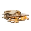 Kurt S. Adler 11.8-Inch Battery-Operated Light Up Wooden Christmas Village