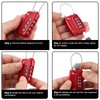 SharkByte TSA Approved Suitcase Locks - 4-Dial Security Travel Combination