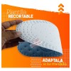 J.H. Company Plantillas Acolchonado Anti Fatiga Ajustable Zapatos 9911