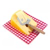 Stainless Steel Cheese Slicer- Multi-Functional Cheese Slicer -Wood Handheld Slicer