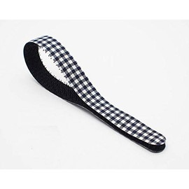 Kamipita Headband (36*1.8cm) (Check Black) Cute Headband with No Pain and No Stress, No Trace