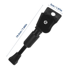 Mipcase Aluminum Alloy Kickstand for Electric Mountain Bikes Durable Side Support Brace Easy Installation Non Slip Foot for Safe Parking Uneven Ground Black