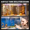 Nuanchu 4 Set Acrylic Fish Tank Divider 17 x 10''