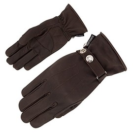 Orina Classic II Vintage High Quality Leather Gloves with Minimal Lining, Dark Brown