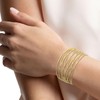Cuff Bracelet Bangle Bracelet for Women Girls Multi-layer Cross Wire