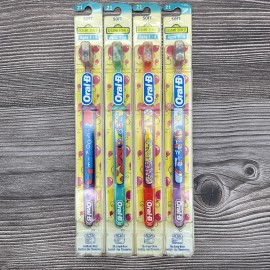 Sesame Street 4 Oral B Sesame Street Ages 1-4 Baby Soft Indicator Toothbrush RANDOM CHARACTERS