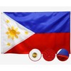 Philippines Flag 90 * 150 CM, Polyester Thickness, Fade Resistant,