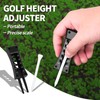 lasuroa Adjustable Golf Tee Height Tool, 3 In 1 Lightweight