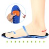 LIHAO Unisex Insoles Gel Insoles Arch Support with Cuttable Sizing