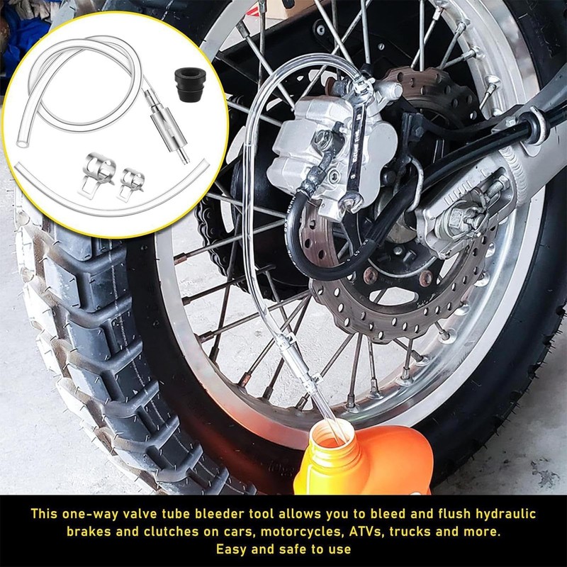 Brake Bleeder Kit - Motorcycle Clutch Bleeding Tools,Professional Speed Bleed