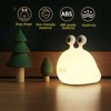 BOATHOG Slug Night Light,USB Rechargeable Animal Lamps Touch Control Timer