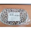 Small Cosmetic Bag with Leo Pattern, beige / brown, exotic