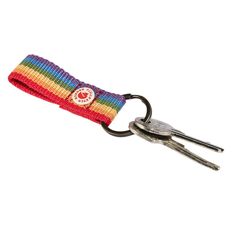 Fjallraven Kånken Rainbow Keyring Wallets and Small Bags - Rainbow