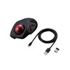 Elecom Trackball Mouse / Index Finger / 8 Buttons /