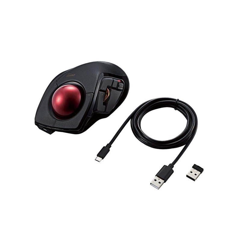 Elecom Trackball Mouse / Index Finger / 8 Buttons /