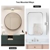 BrkNit 32 Inch LED Bathroom Vanity Light (3000K/4000K/6000K, Dimmable), Chrome