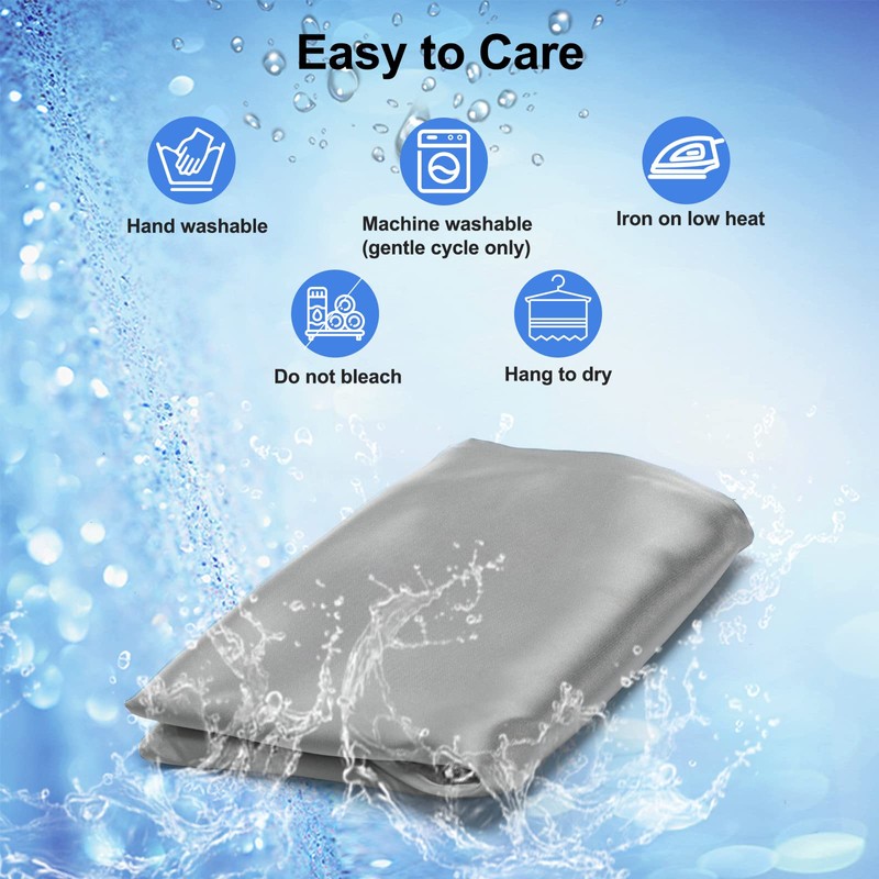 2 Pack Satin Pillowcase for Zelimun Cervical Pillow, Contour Pillow