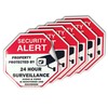 Psyfer® (Fade-Free) 6 Pack - 2⅝" Security Stickers [Made in