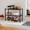 Lazywoodpecker Expandable Cabinet Organizer Shelves, Countertop Shelf Organizers Storage for