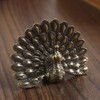 hobbyme Brass Ornaments, Solid Retro Peacock Open Screen Office Tabletop