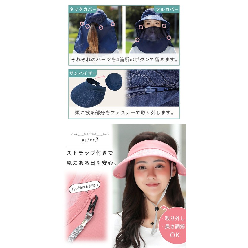 Mitas TN-ANHT Women's Sun Hat, gray