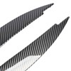 2 Pcs Headlight Eyebrow Front Left Right Light Eyelid Trim