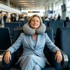 2Pcs Inflatable Travel Pillow,Inflatable Airplane Neck Pillow Blow up Pillows