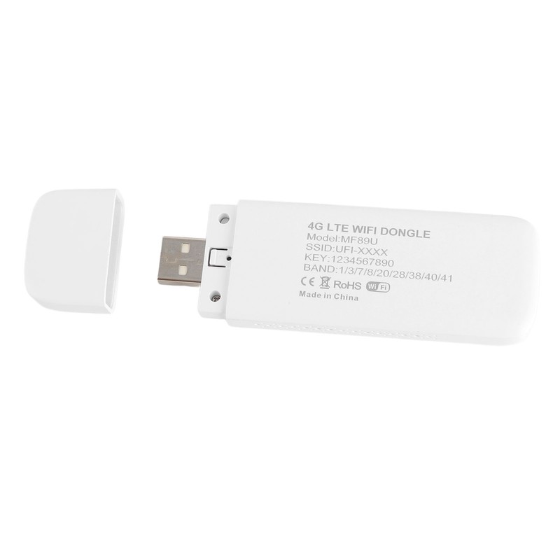 Pocket 4G WIFI White Plug and Play ABS 4G LTE