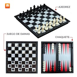 Maíz Juego Mesa Tablero Ajedrez Damas Chaquete Portatil Plegable