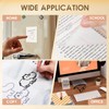200 Sheets Transparent Sticky Notes, Transparent, Waterproof, Clear Sticky Notes,