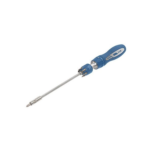 CRL Ratcheting Extension Screwdriver with Six Bits