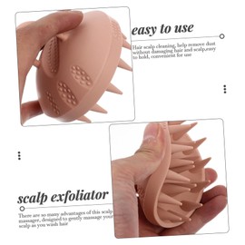 NOLITOY Convenient Portable Scalp Scalp Exfoliator for Household Use Itch Relief and Deep Cleansing for Shower and Hair Treatments